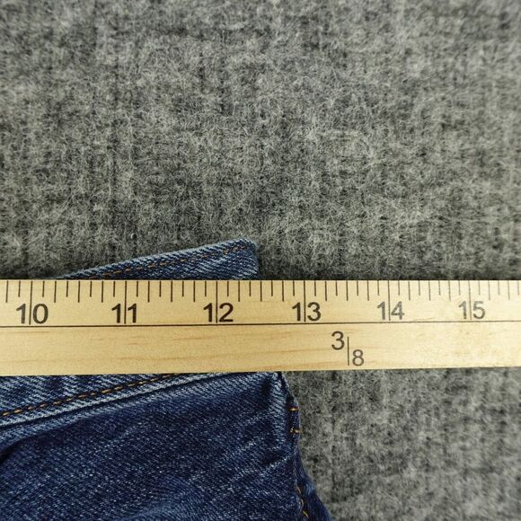Levis Jeans Womens 25X29(26) Blue Denim Ribcage Straight Ankle Premium Casual - Picture 10 of 13